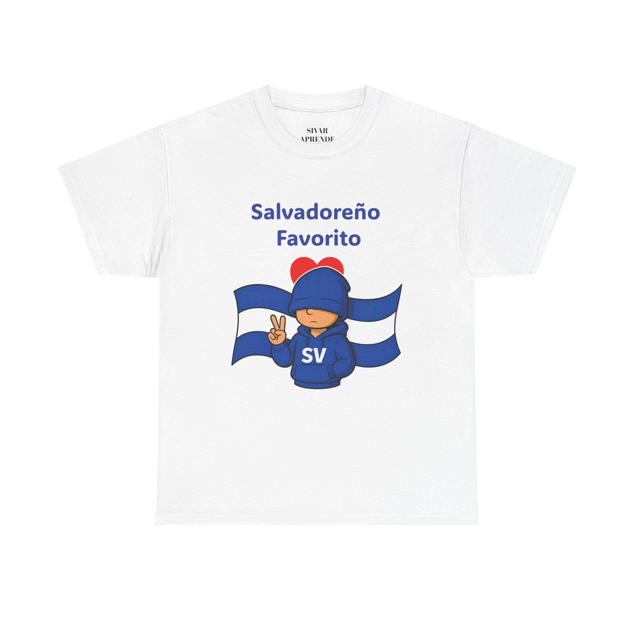 T shirt - Salvadoreño Favorito – Edición Especial - San Valentín Salvadoreño - Camisa Amor Salvadoreño