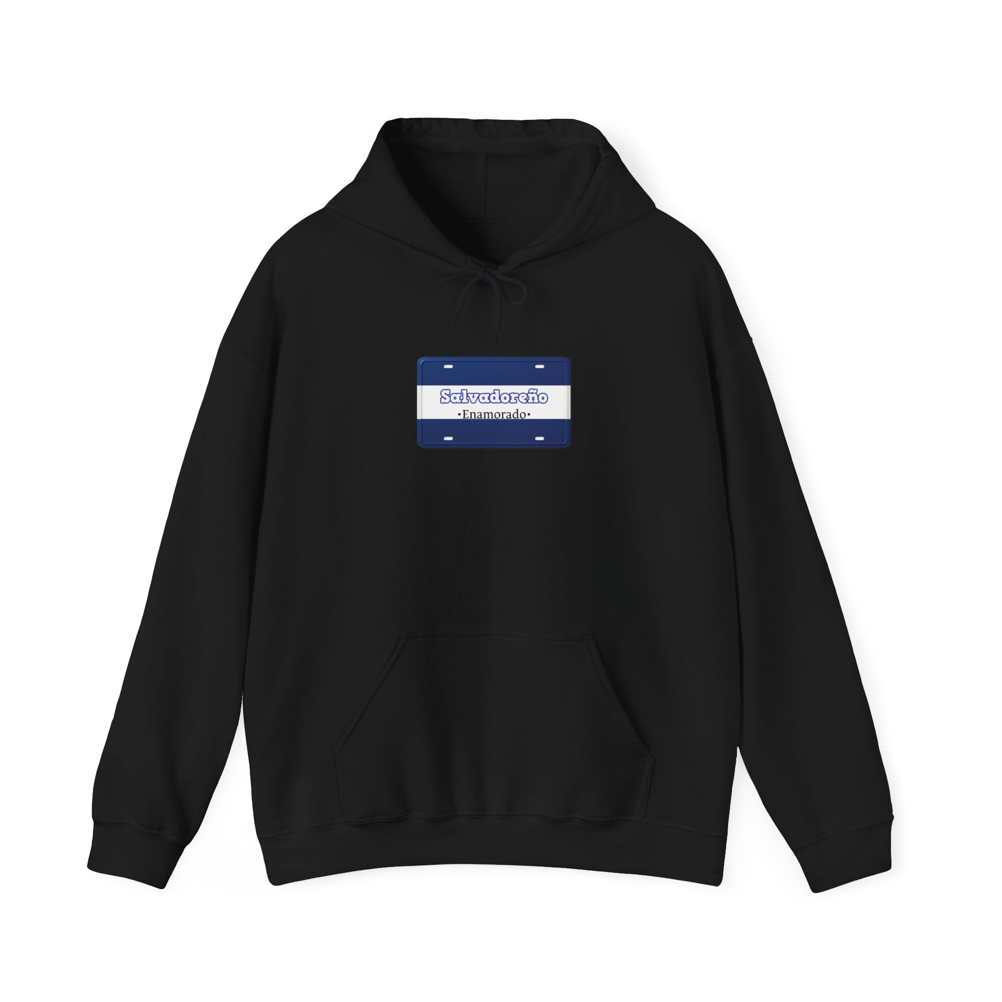 Hoodie —  Suéter: Salvadoreño Enamorado — Placa del Amor 503 —  Especial de San Valentín