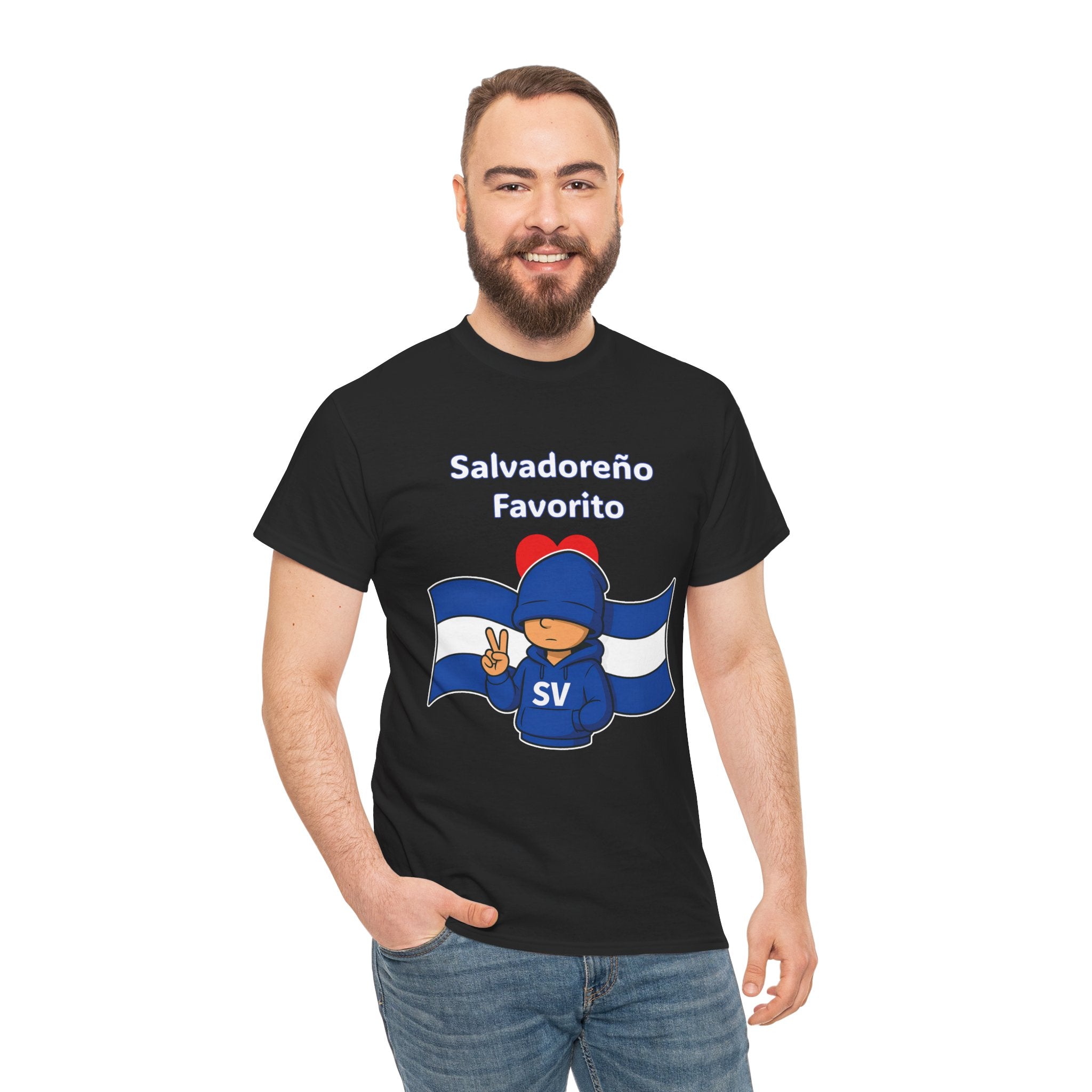 T shirt - Salvadoreño Favorito – Edición Especial - San Valentín Salvadoreño - Camisa Amor Salvadoreño